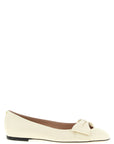 Valentino Garavani White Leather Ballet Flats