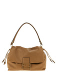 Fendi Beige Lamb Leather Shoulder Bag