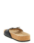Balenciaga Black Calfskin Slides
