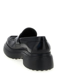 Tod's Black Calfskin Slip-On Loafers