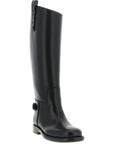 Burberry Black Calfskin Over The Knee