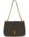 Saint Laurent Bicolor Lamb Leather Shoulder Bag