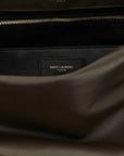 Saint Laurent Bicolor Lamb Leather Shoulder Bag