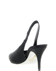 RENE CAOVILLA Black Glass High Heel Pumps