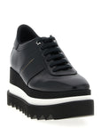 Stella McCartney Black Polyethylene Wedge Sandals