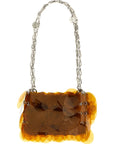Paco Rabanne Orange Polyester Shoulder Bag