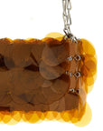 Paco Rabanne Orange Polyester Shoulder Bag