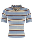 Paco Rabanne Blue Textile T-Shirt