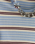 Paco Rabanne Blue Textile T-Shirt