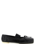 MM6 Maison Margiela Black Calfskin Ballet Flats