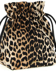 Ganni Brown Recycled Polyamide Clutch Bag