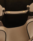 Tod's Beige Calfskin Tote Bag