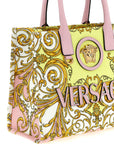 Versace Multicolor Cotton Tote Bag