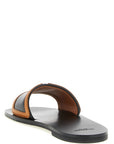 Valentino Garavani Brown Lamb Leather Slides