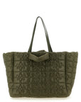 Ganni Bicolor Recycled Polyamide Tote Bag
