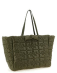 Ganni Bicolor Recycled Polyamide Tote Bag