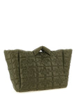 Ganni Bicolor Recycled Polyamide Tote Bag