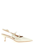 Twinset White Polyethylene Mid Heel Pumps
