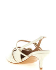 Twinset White Polyethylene Mid Heel Pumps