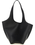The Attico Black Calfskin Shoulder Bag