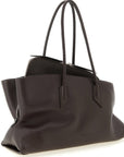 The Attico Brown Calfskin Shoulder Bag