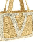Valentino Garavani White Viscose Tote Bag