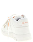 Off-White Orange Plastic Athletic Sneakers