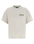 Balenciaga Gray Cotton T-Shirt