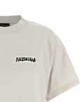 Balenciaga Gray Cotton T-Shirt