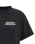 Balenciaga Black Cotton T-Shirt
