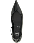 Christian Louboutin Black Calfskin Ballet Flats