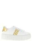 Versace Gold Nylon Platform Sneakers
