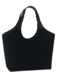 Versace Black Cotton Tote Bag