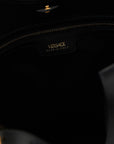 Versace Black Cotton Tote Bag
