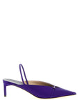 Tom Ford Purple Viscose Mid Heel Pumps