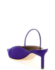 Tom Ford Purple Viscose Mid Heel Pumps