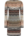 Missoni Brown Viscose Short Dress