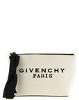 Givenchy Beige Cotton Clutch Bag