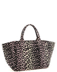 Ganni Multicolor Recycled Cotton Tote Bag