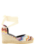 Missoni Multicolor Cowhide Wedge Sandals