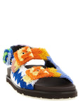 Missoni Multicolor Goatskin Flat Sandals