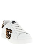 Dolce & Gabbana Brown Calfskin Low Top Sneakers