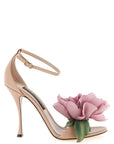 Dolce & Gabbana Multicolor Calfskin Stiletto Heel Sandals