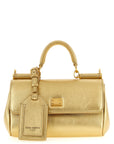 Dolce & Gabbana Gold Calfskin Handbag