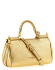Dolce & Gabbana Gold Calfskin Handbag