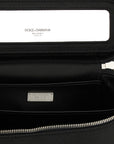 Dolce & Gabbana Black Viscose Crossbody Bag