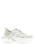 Fendi Gray Calfskin Athletic Sneakers