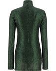 Norma Kamali Bicolor Polyester Short Dress