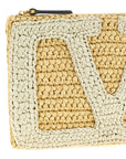Valentino Garavani White Viscose Clutch Bag