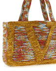 Valentino Garavani Multicolor Viscose Tote Bag